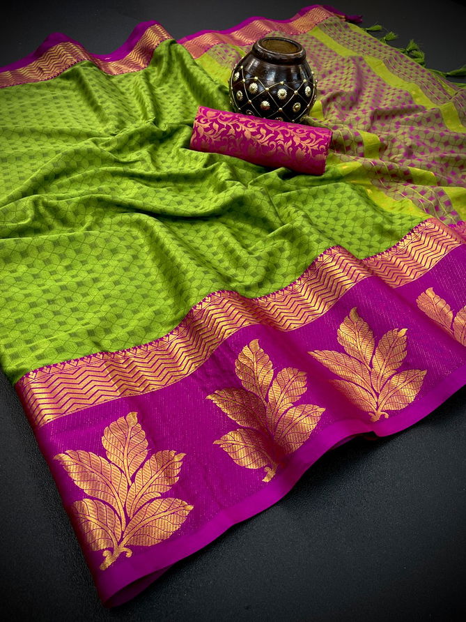 Satira Patti By Aab Copper Silk Non Catalog Sarees Catalog